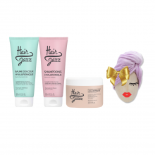 HAIR JAZZ - hovedsett for hår! Sjampo, baume, maske + superhåndkle til en gave